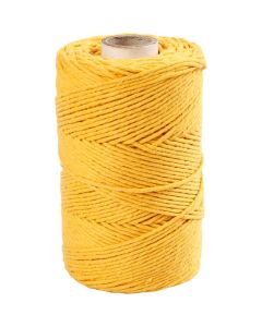 Reel of Macrame Cord Yellow 2mmx198mx330grms