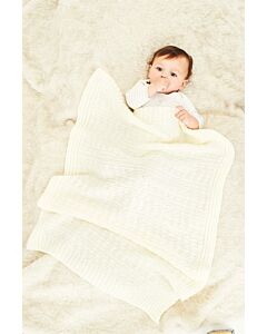 Stylecraft Baby Blanket Knitting Pattern in Special for Babies DK 
