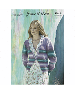 James C. Brett Shhh DK 818 Cardigan Knitting Pattern Kit