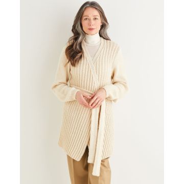 Sirdar Saltaire Womens Longline Cardigan 10180 81-137cm 32-54 - Downloadable