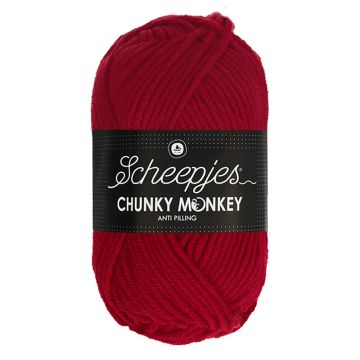 Scheepjes Chunky Monkey Aran 1246 Cardinal 100g