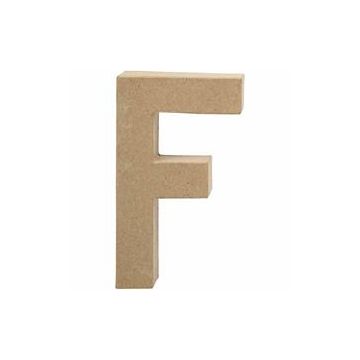 Papier Mache Large Letter F  20.5cm