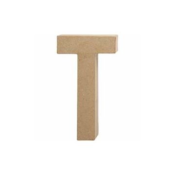 Papier Mache Large Letter T  20.5cm