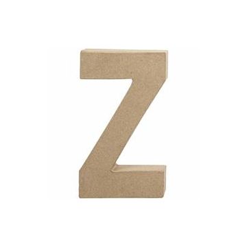 Papier Mache Large Letter Z  20.5cm