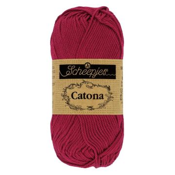 Scheepjes Catona 4ply Ruby 517 25g