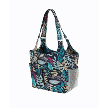 Yarn Tote Storage Bag Blue 26 x17 x 27cm