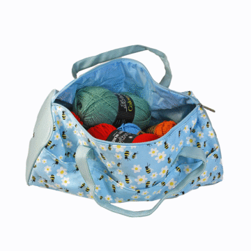 Yarn Storage Bag Blue 43 x 18 x 20