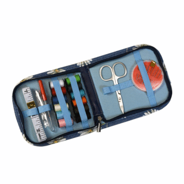 Sewing Kit Accessories Blue 13.2 x 2 x 12