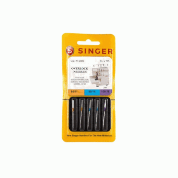 Singer Overlocker Machine Needles x 5pcs  108x60x3mm