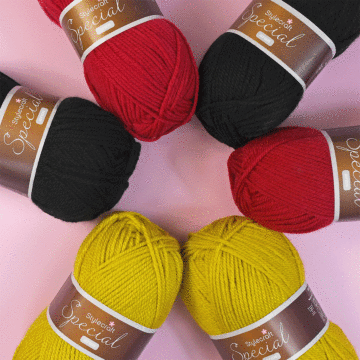 Stylecraft Special Aran Euro 2024 Teams Germany Colour Pack  6 x 100g