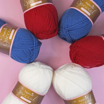 Stylecraft Special DK Euro 2024 Teams France Colour Pack  6 x 100g