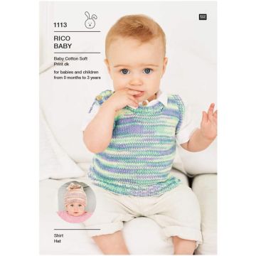 Rico Design Baby Cotton Soft Print DK Pattern 1113 