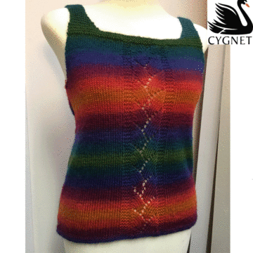 Cygnet Boho Spirit Boheme Camisole CY1036 Knitting Pattern Kit