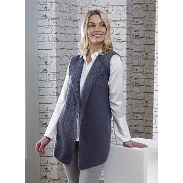 Its A Wrap Waistcoat Cygnet DK Knitting Pattern Kit CY1307