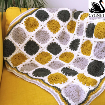 Cygnet DK CY1131 Desert Storm Blanket Crochet Kit