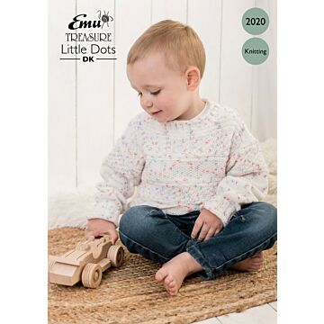 Emu Treasure Little Dots DK Child's Guernsey Jumper 2020 KnittingPattern PDF  3 to 6 Years