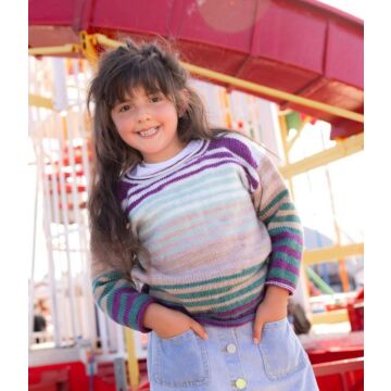 Emu Funfair Helter Skelter DK Child's Simple Jumper 4013 Knitting Pattern  2 to 5 Years