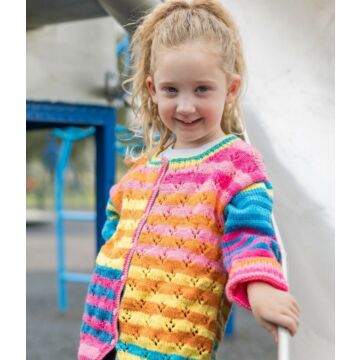 Emu Funfair Helter Skelter DK Child's Cardigan 4015 Knitting Pattern PDF  1 to 4 Years