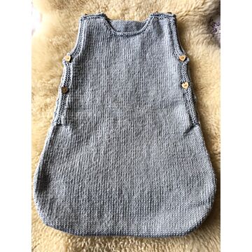 Baby Sleeping Bag Knitting Pattern by Sarah Murray in WoolBox Imagine Lullaby