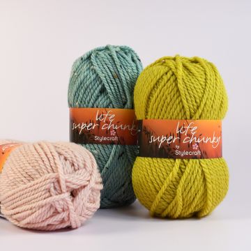 Stylecraft Life Super Chunky Nepp Yarn 100 grm Ball