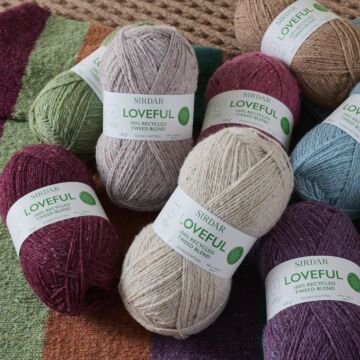 Sirdar Loveful Recycled Tweed Blend Yarn 100grm Ball