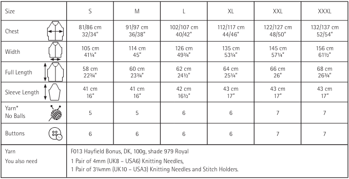 10592 size chart