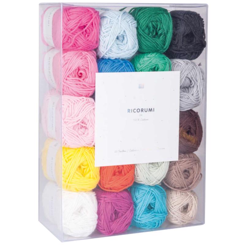 Image of Ricorumi DK 20 Piece Yarn Colour Pack