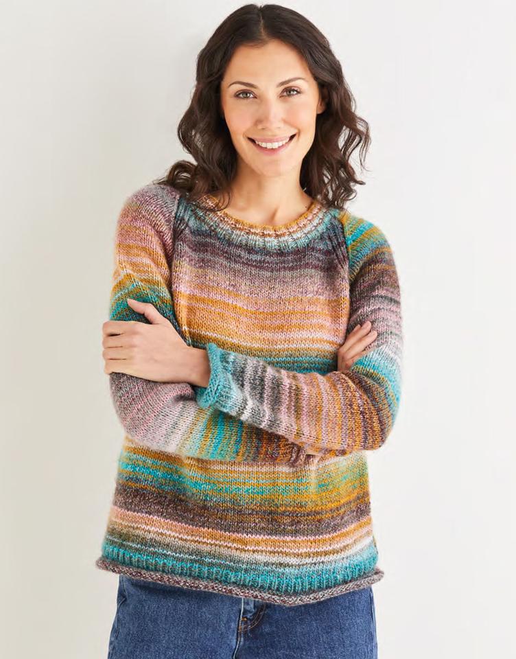 Image of Sirdar Jewelspun - Womens Roll Neck Sweater