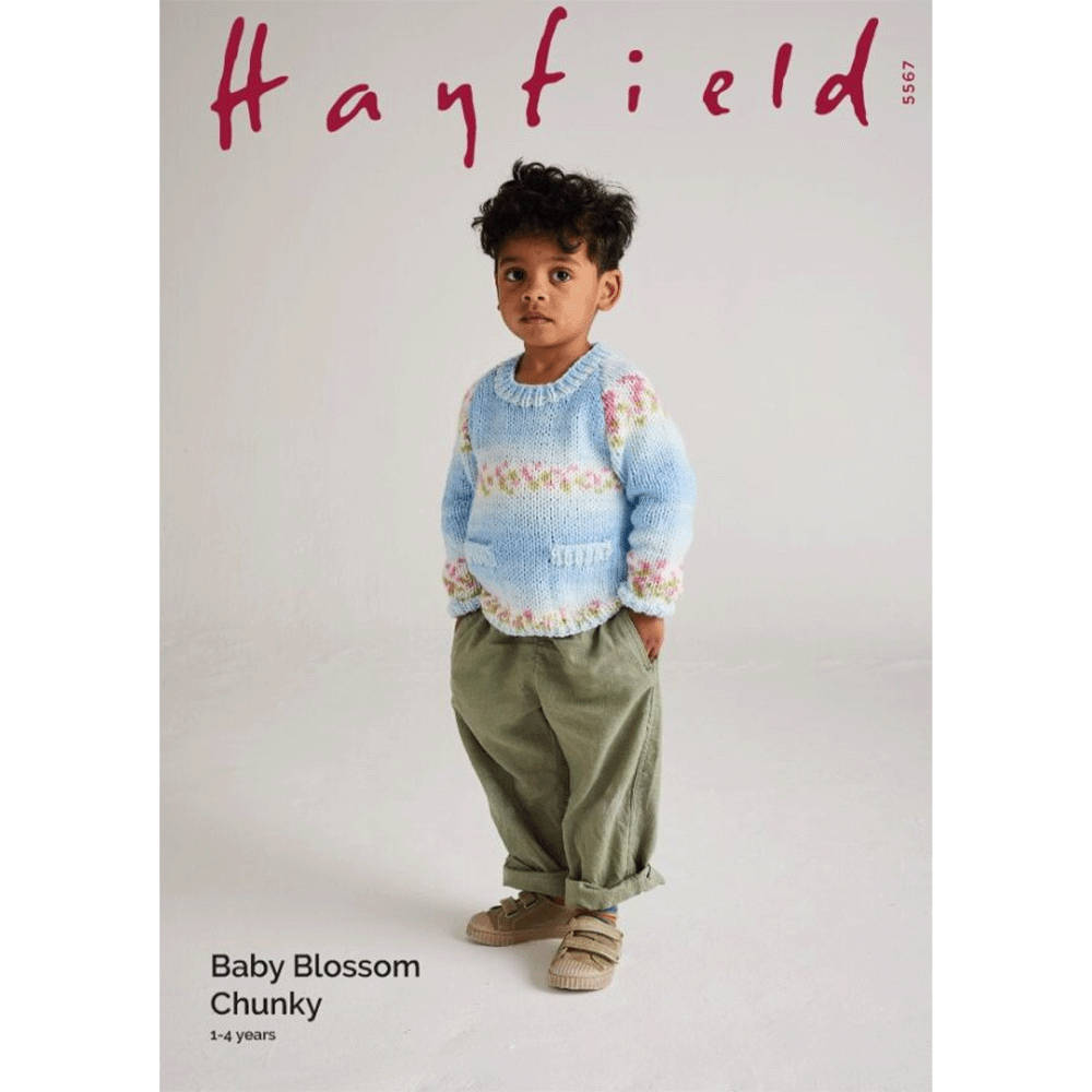 Image of Hayfield Blossom Chunky Seed Pocket Sweater