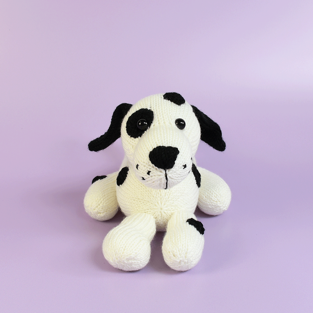 Image of WoolPups Dalmatian Kit in WoolBox Imagine Classic DK